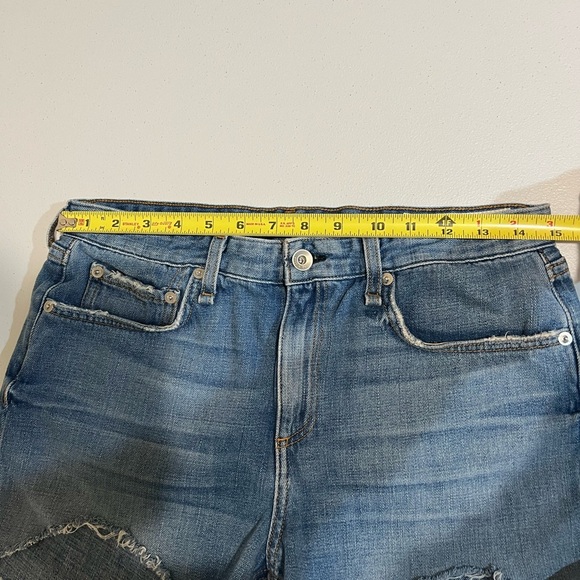 Rag & Bone Dre Low Rise Denim Shorts Bishop Women’s Sz 28 Cut-Offs Inseam 3.5” - Picture 5 of 8